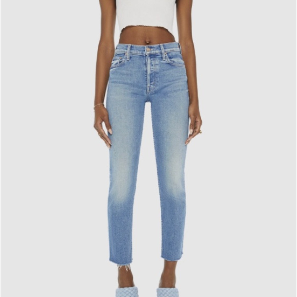 NWT MOTHER / Tomcat Flood Fray Jean / 27